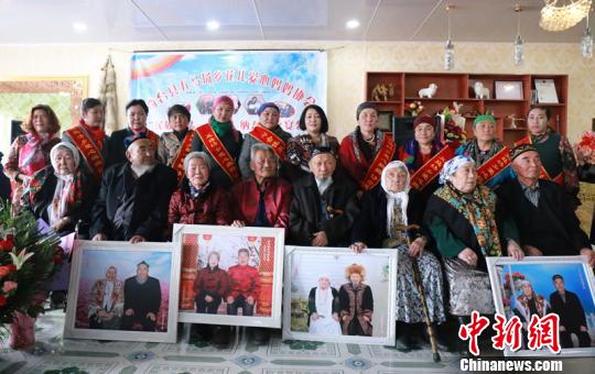 新疆奇台以祝福金婚老人庆纳吾尔孜节（组图）