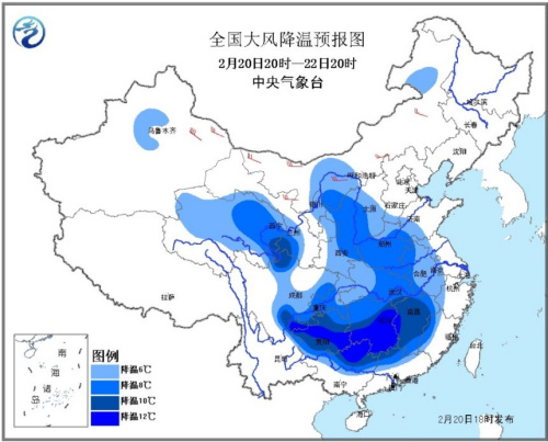 冷空气几乎席卷全国所有省份 北京或迎今年首场春雪