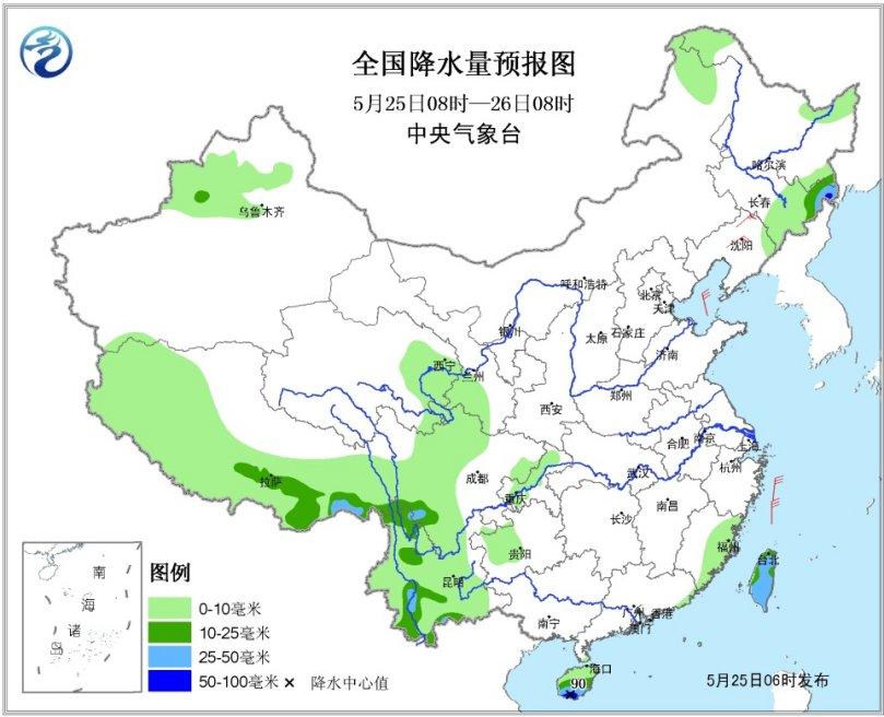 华北黄淮将迎高温天气 海南岛及云南等地局地强降水