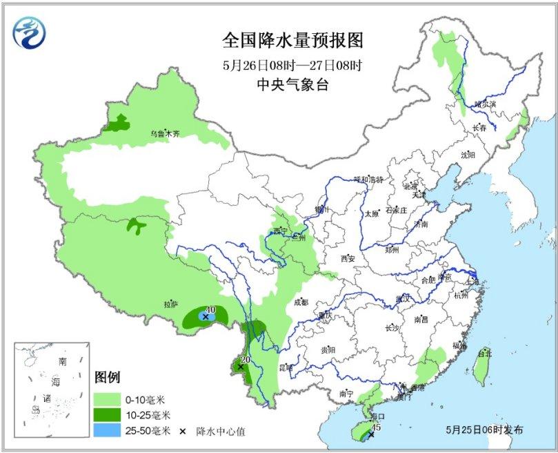 华北黄淮将迎高温天气 海南岛及云南等地局地强降水