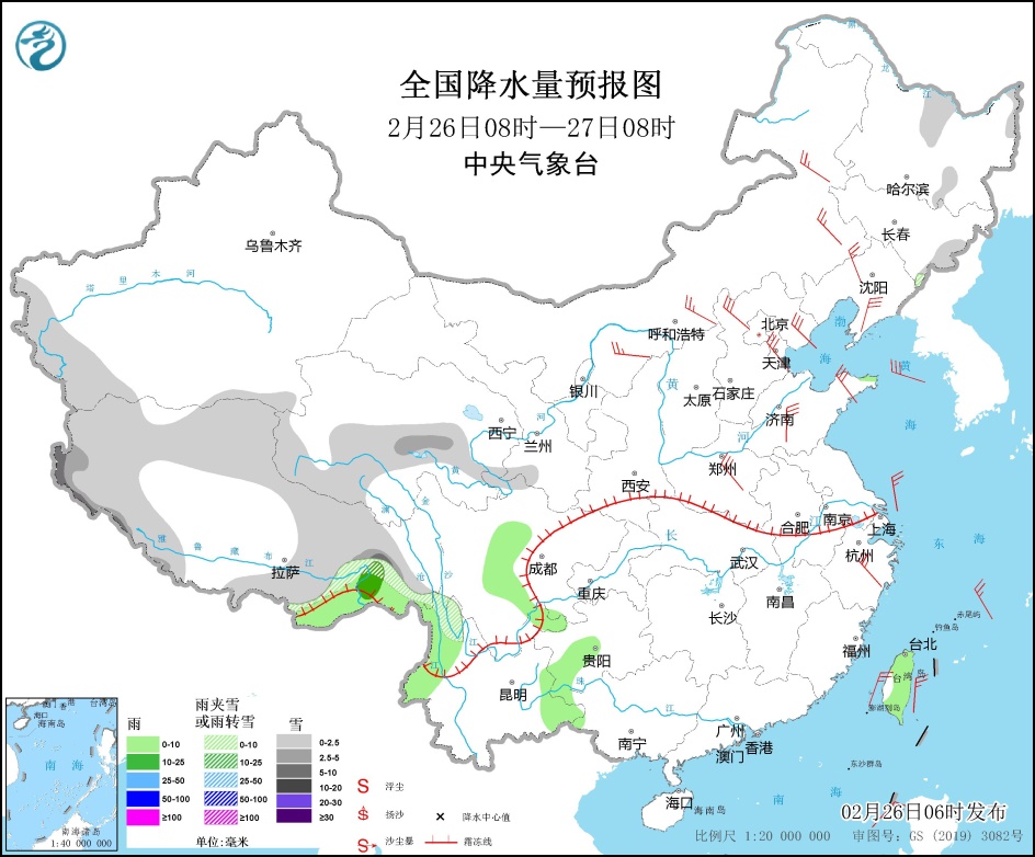 全国大部天气晴好南方大部地区气温继续回升