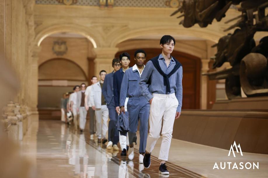 AUTASON&AUTASONBLACK2026春夏男装大秀发布 自然材质双风格演绎“绅士之境”​​