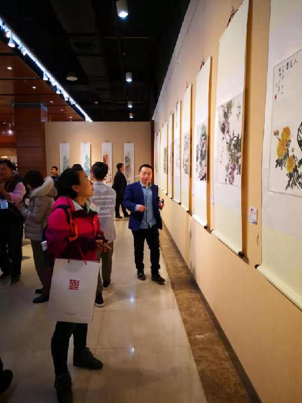 2019年中韩残疾人美术交流展在京开幕
