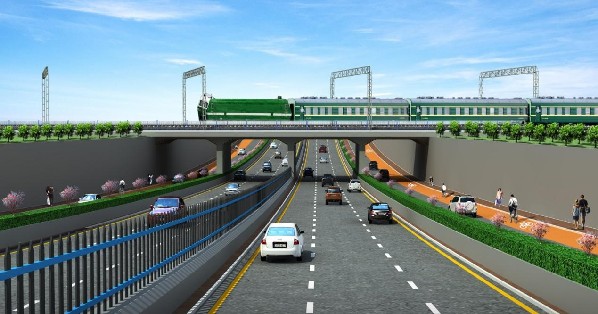 北京电子城西区北扩规划一路顺利完成铁路框架桥顶进施工，预计2021年竣工通车