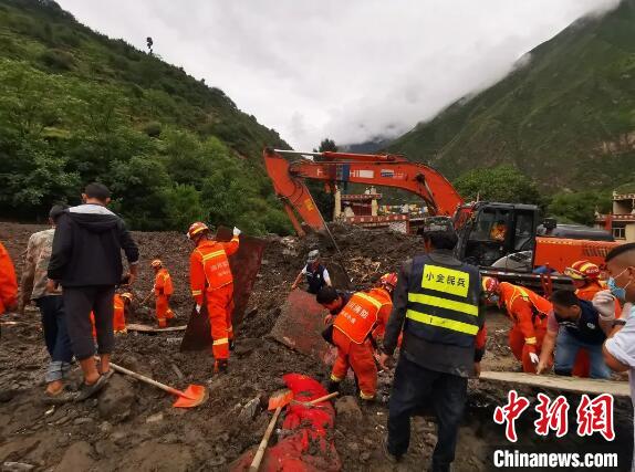 四川小金县泥石流灾害搜救工作结束 共造成4死2伤