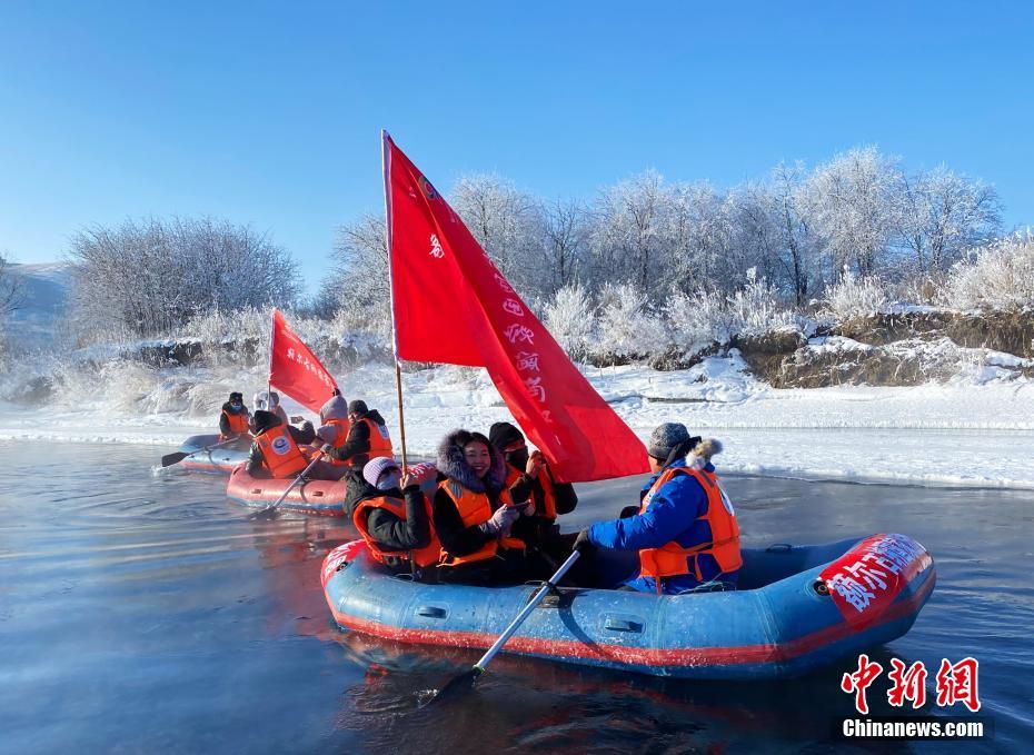 内蒙古额尔古纳“不冻河” 冬日里的童话世界