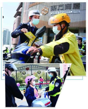 上海：教育处罚并行，佩戴安全头盔的比例明显上升