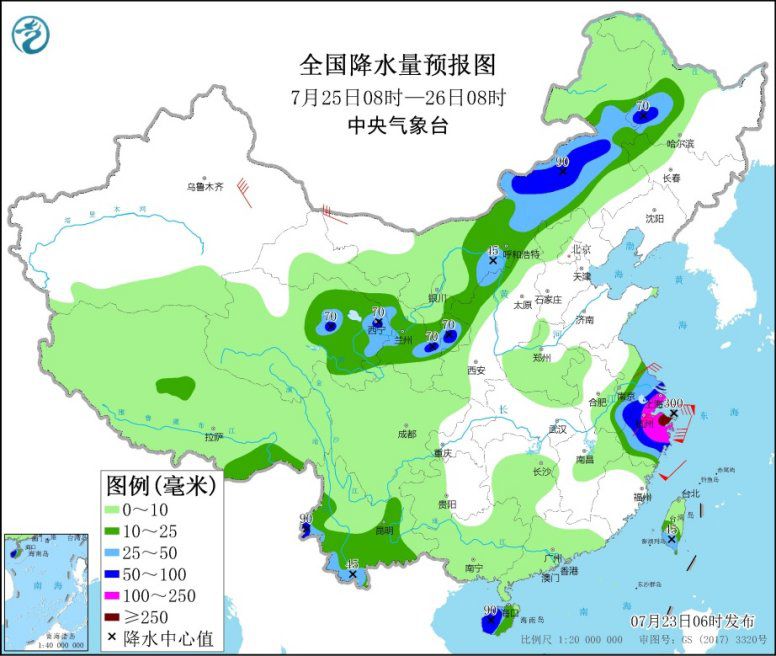 河南等地仍有分散性强降雨 台风“烟花”将影响华东沿海