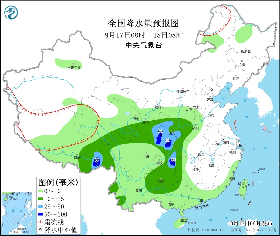 四川盆地等地有较强降水 “灿都”继续影响华东沿海