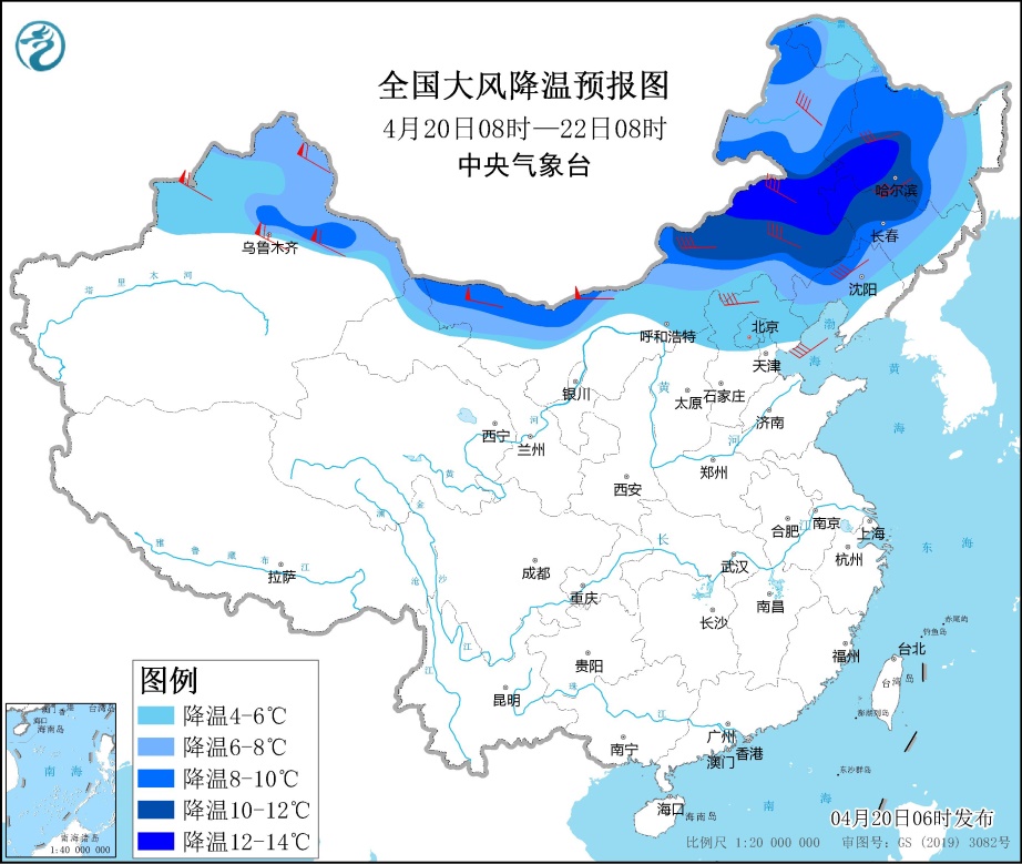冷空气影响内蒙古东北等地 东北地区将有明显降水