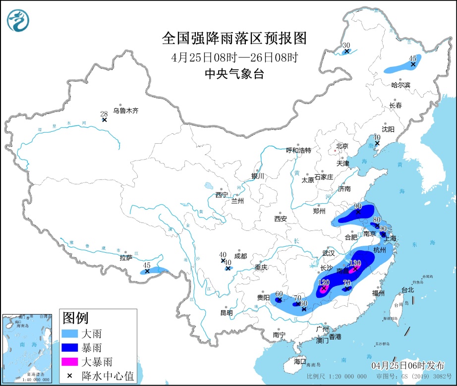 江苏江西湖南等地将有强降雨 冷空气影响我国东部地区