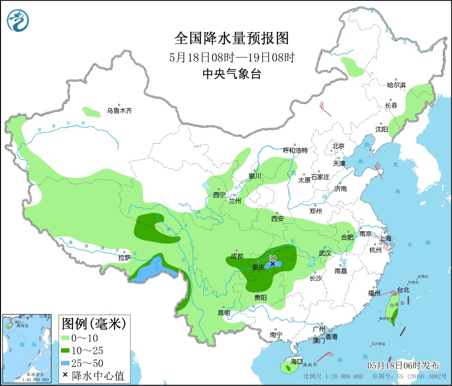 未来三天西南地区西藏多降水天气