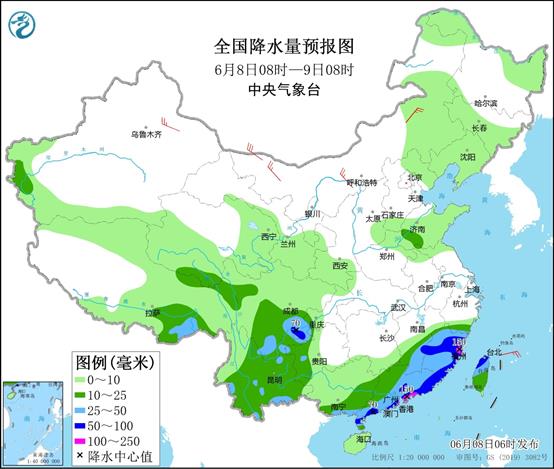 闽粤等地仍有强降雨 河南山东等地有间歇性高温天气