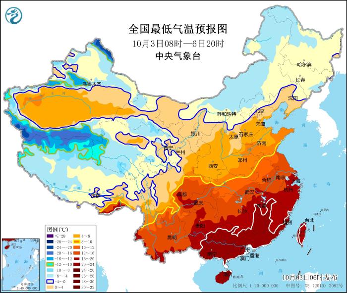 寒潮天气将终结南方高温 四川陕西河南山东等地有较强降水