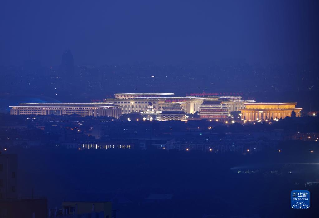 北京夜景 光明网