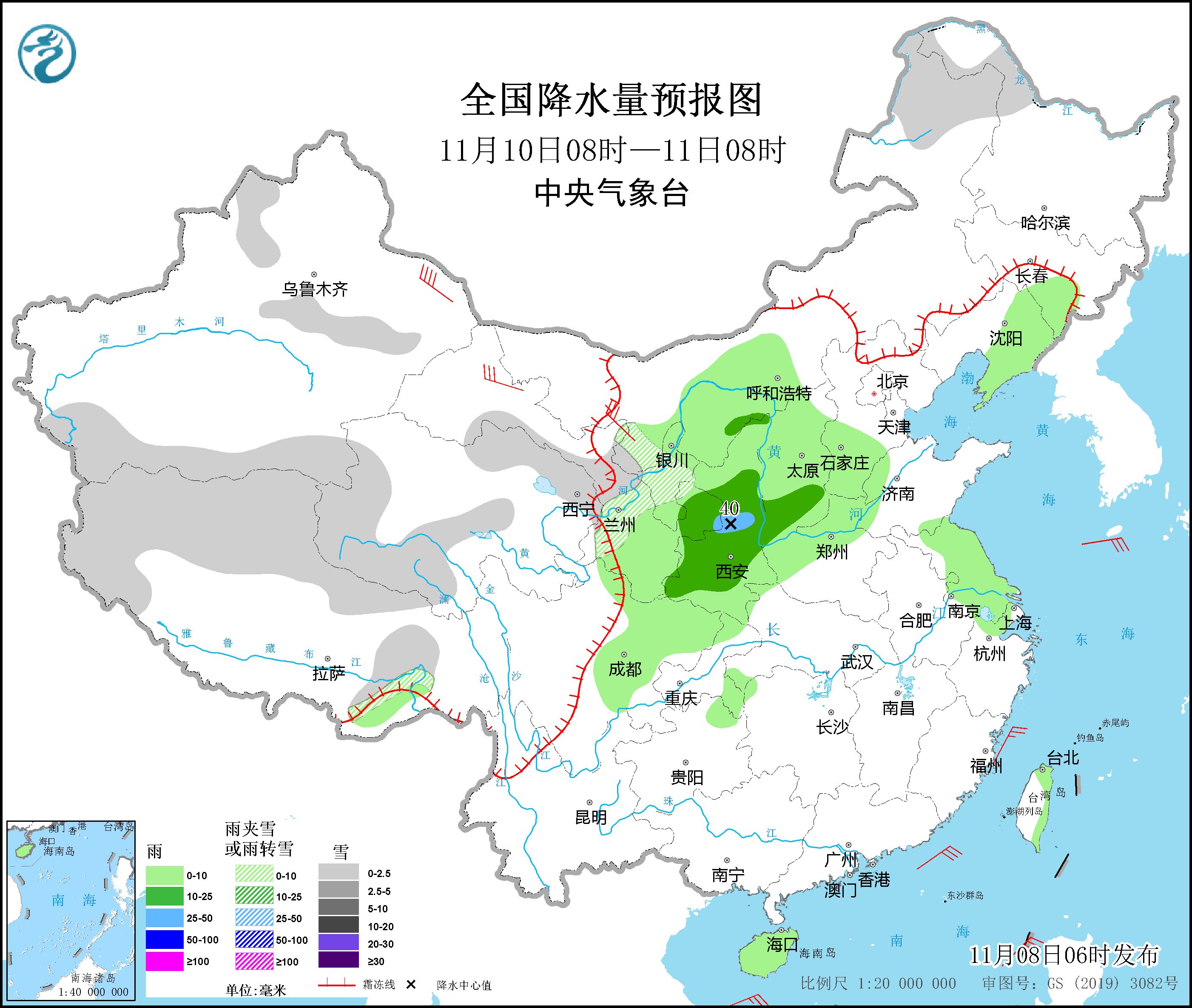 华西地区仍有明显降水 冷空气将影响长江中下游及以北地区