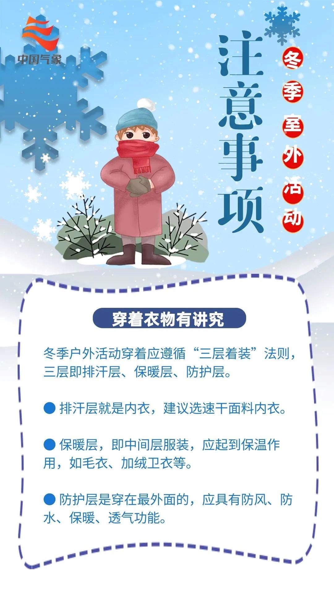 冬天户外活动指南请查收！这些事情要注意→