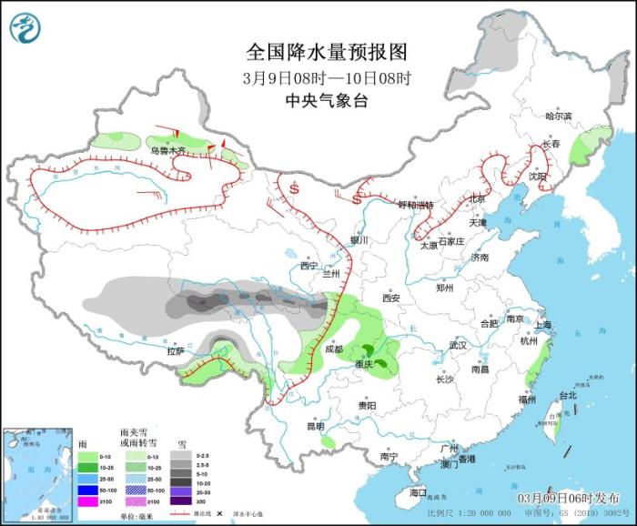中央气象台：内蒙古等地有沙尘 湖南江西等地有大雾