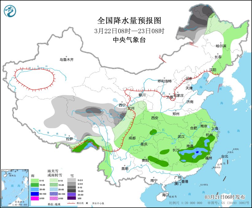 冷空气给北方地区带来大风降温沙尘天气 南方将迎今年以来最强降水和强对流天气过程