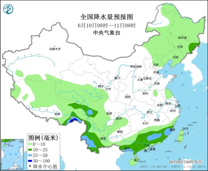 江南华南等地部分地区将有大到暴雨 京津冀等地有高温天气