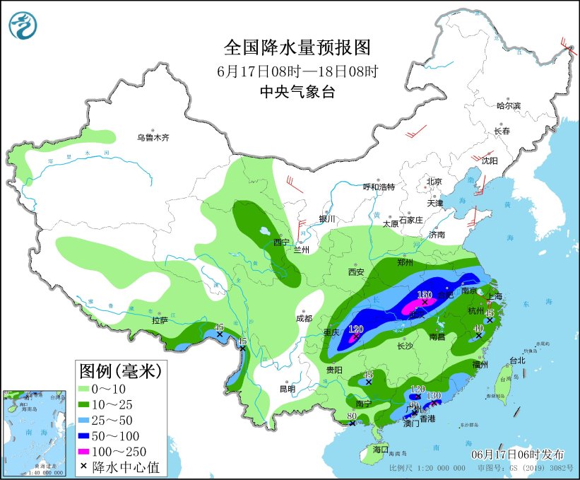 南方地区有大范围较强降水过程 华北等地有高温天气