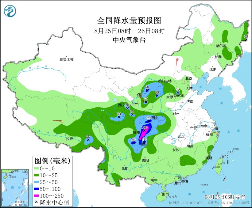 华西地区至黄淮一带将有强降雨
