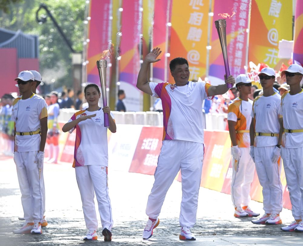 杭州亚运会 | 杭州亚运会火炬在绍兴传递