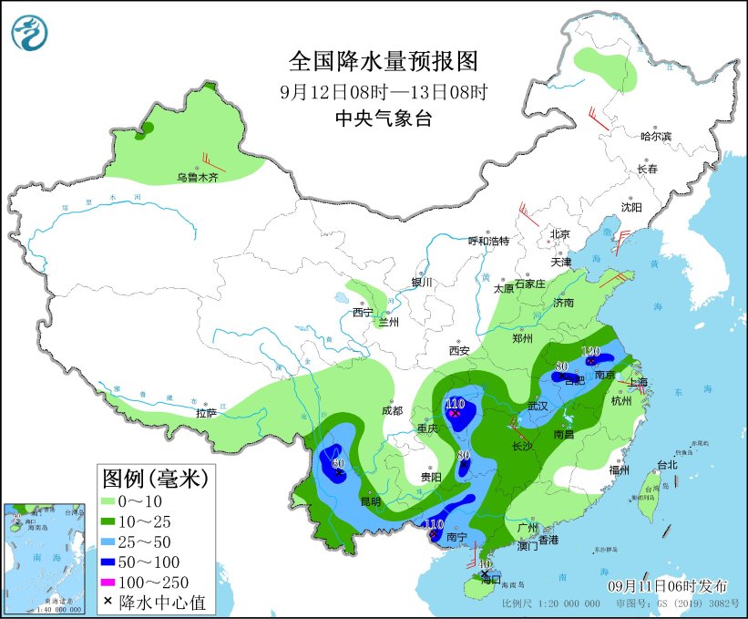 广西广东等地强降水持续西南地区及江淮江南等地将有强降水过程