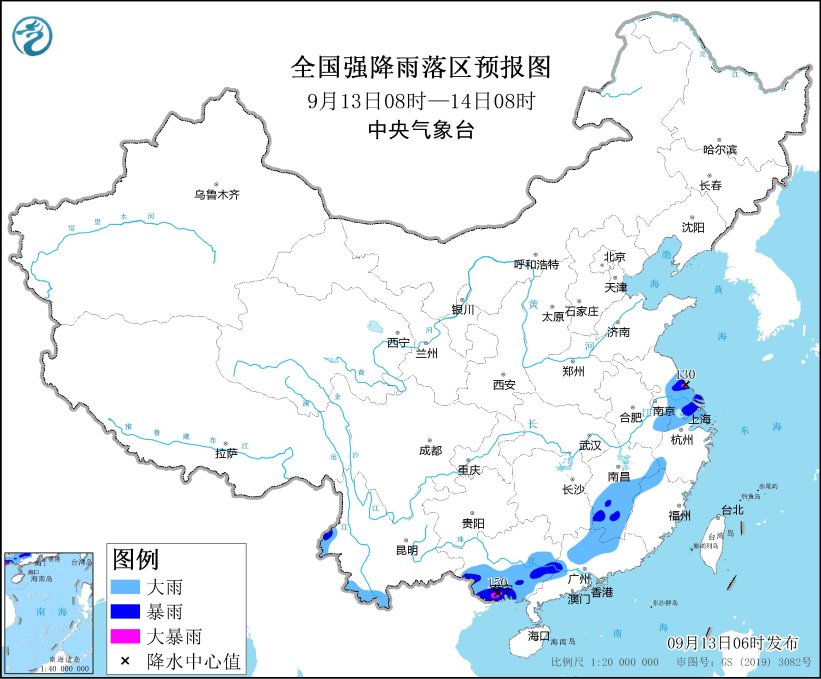江淮江南华南等地仍有较强降水弱冷空气继续影响北方地区