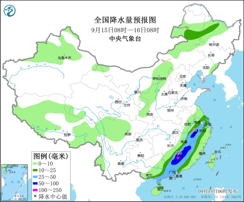 江南华南仍有较强降水弱冷空气继续影响新疆内蒙古等地