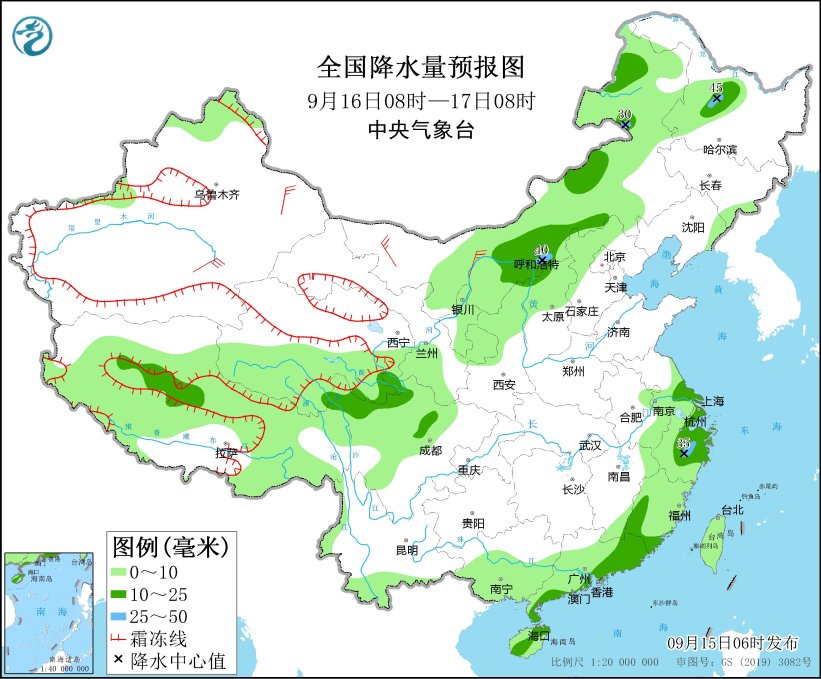 华南东部江南东部仍有较强降水 东北地区将有较明显降水