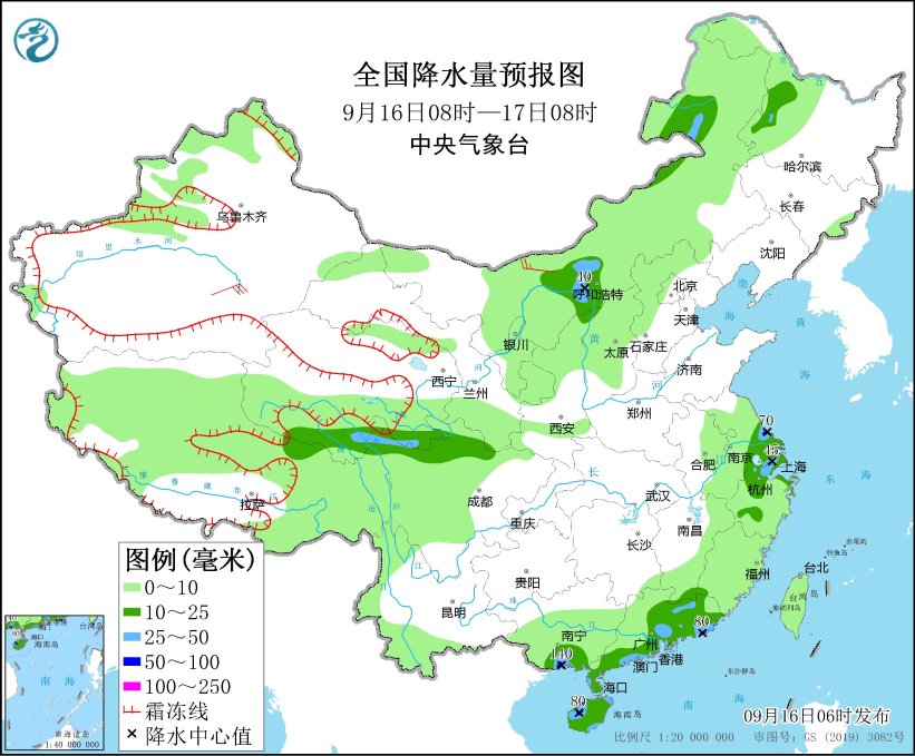 内蒙古东北地区华北地区将有降水降温 四川盆地陕西等地将有较强降水