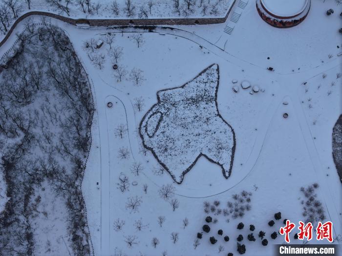 河南：白雪扮靓仰韶村国家考古遗址公园