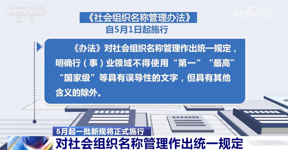 5月起一批新规将正式施行 哪些与你我息息相关？