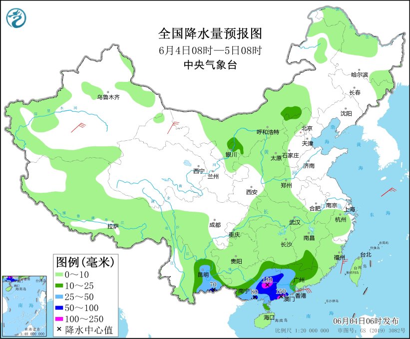 广西广东等地仍有较强降雨