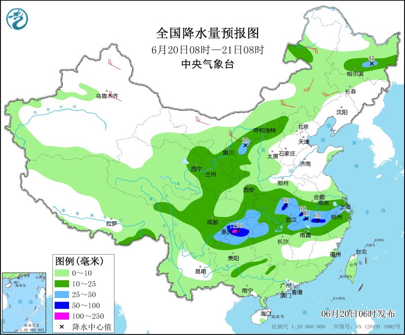 贵州江汉江淮等地有强降雨 华北东北等地多雷阵雨天气