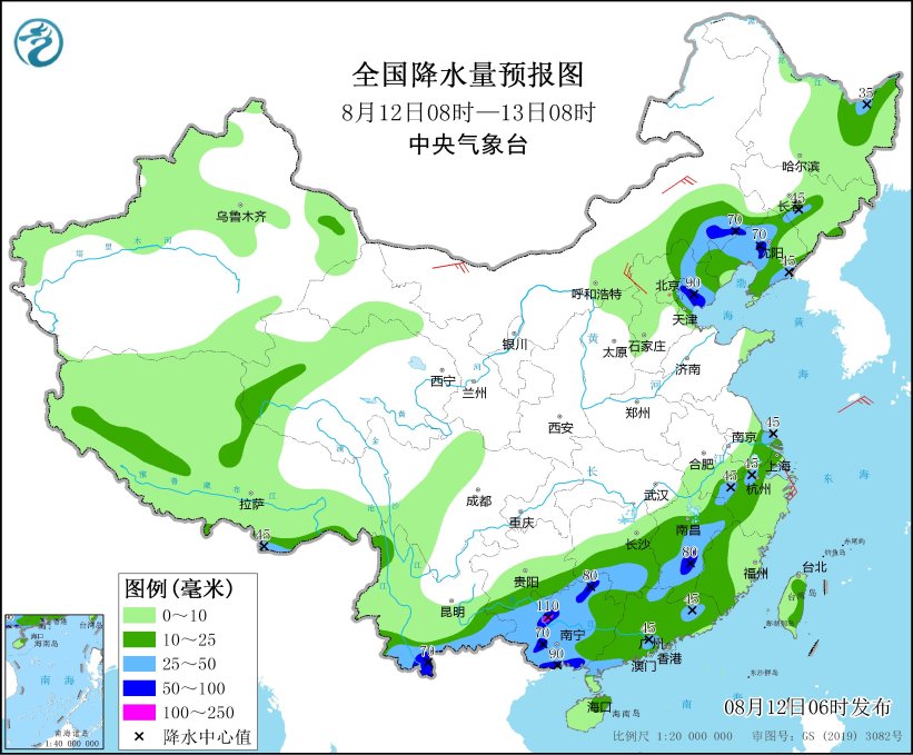 全国天气格局调整 江南华南高温减弱雨日增多