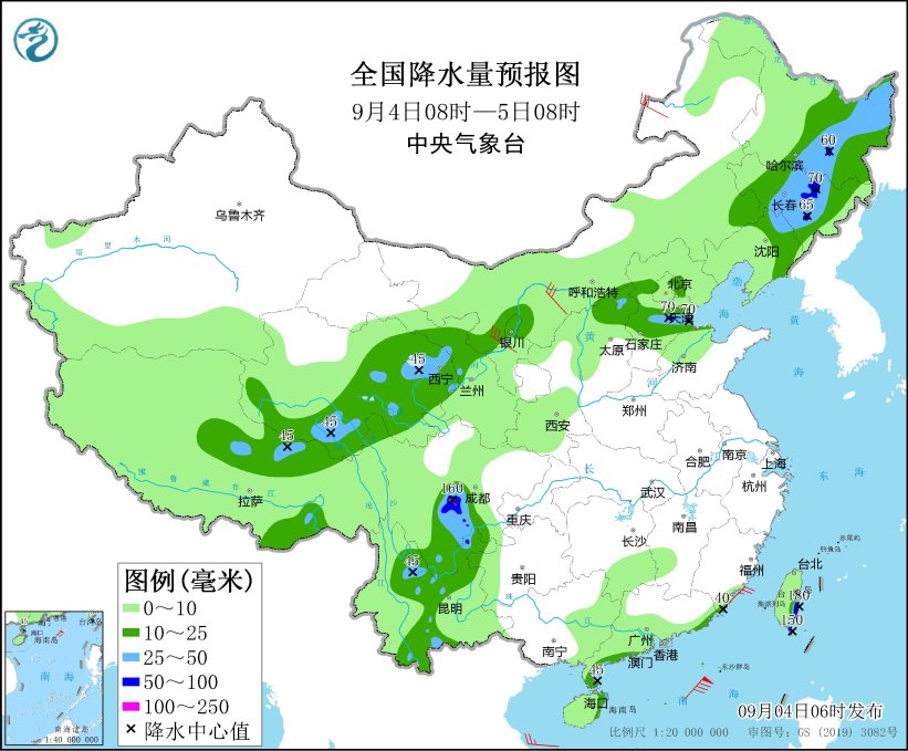 北方地区多降水 南方地区高温持续