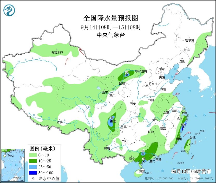 “贝碧嘉”逐渐向东海靠近 内蒙古四川等地有分散性降雨