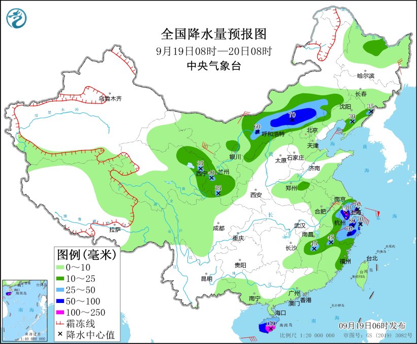 “普拉桑”将给华东带来强风雨天气 中东部地区将有大风降温