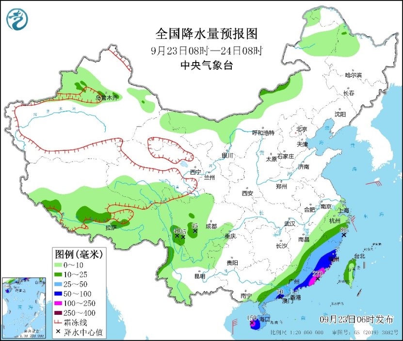 福建广东海南等地强降雨持续 局地有大暴雨或特大暴雨