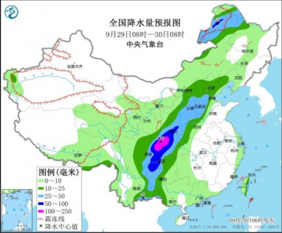 我国大部地区将有大风降温天气 四川陕西等地有强降雨