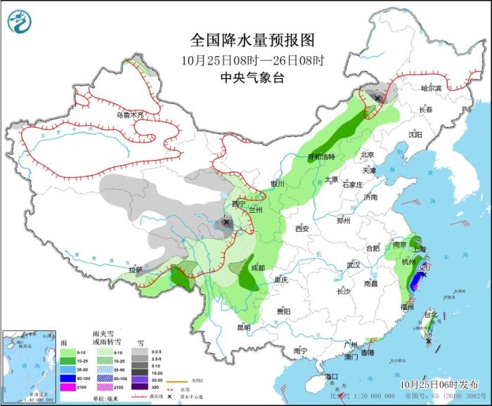 台风“潭美”即将进入我国南海 弱冷空气将影响西北地区华北等地