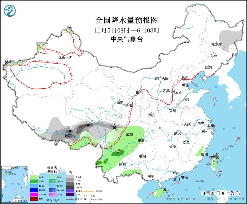 强冷空气继续影响长江流域 青藏高原等地将有较强雨雪天气