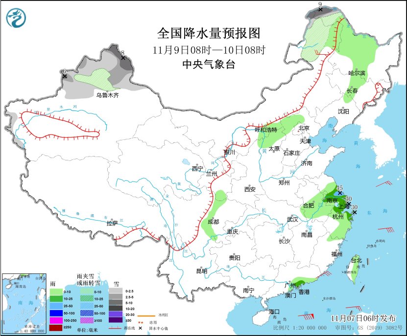 云南等地有较强降水 冷空气将影响新疆内蒙古东北等地