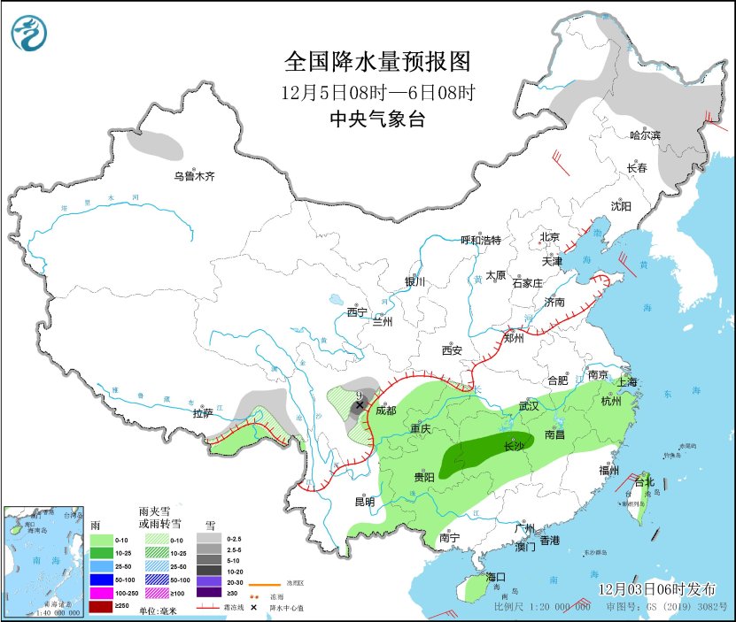 冷空气减弱南下 西南地区东部等地将有小到中雨