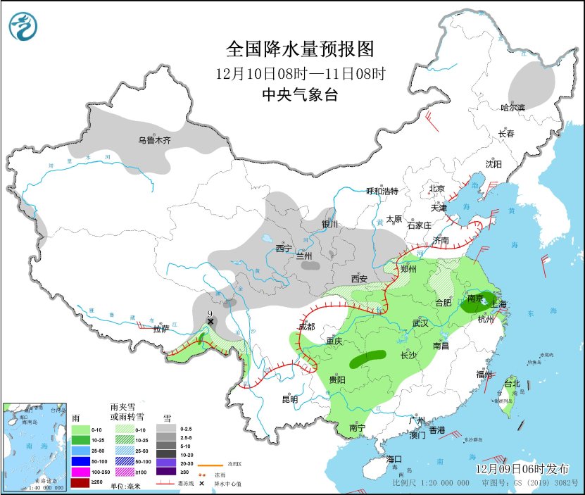 青海甘肃西藏等地有较强降雪 较强冷空气将影响我国