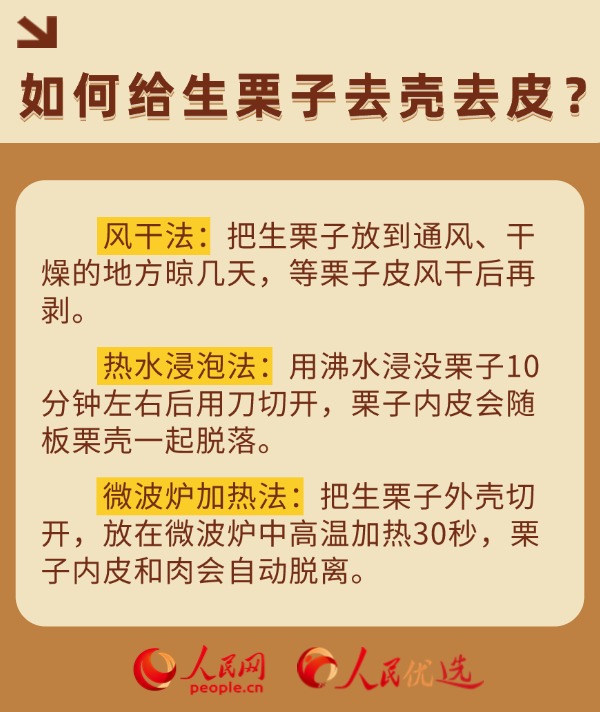 常吃栗子好处多 一天最多吃几颗？