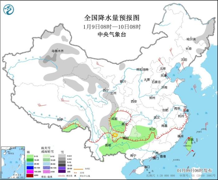 多股冷空气先后影响我国 全国雨雪趋于减弱