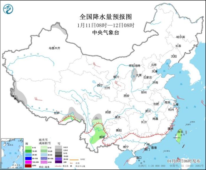 多股冷空气先后影响我国 全国雨雪趋于减弱